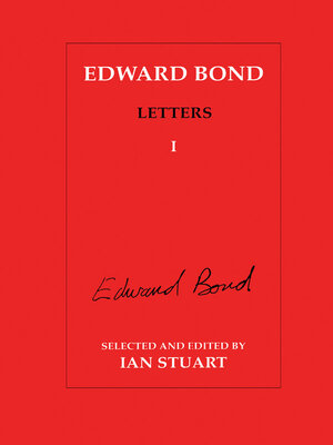 cover image of Edward Bond Letters